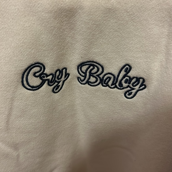 Cry Baby Embroidered Crew Neck - Picture 2 of 5